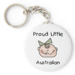 Baby Girl Proud Little Australian keychains