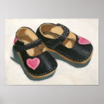 BABY GIRL SHOES POSTER posters