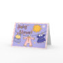 Baby Girl Shower Greeting Card