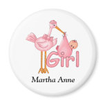 Baby Girl Shower Favors Magnets