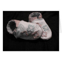 baby girl slippers cards