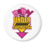 Baby Girl Under Construction Magnet