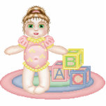 Baby Girl Wall Sculpture Acrylic Cut Out
