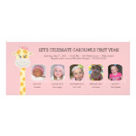 Baby Girl's First Birthday Year Custom Invites