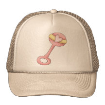 Baby Girls Rattle Mesh Hat
