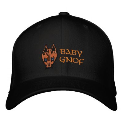 Baby Gnof Fox Embroidered Hats by patmanami