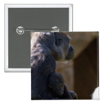 Baby Gorilla Button
