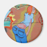BABY  GOT  BACK FRIDGE MAGNET