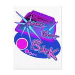 Baby got back Retro Rap Hip Hop Electro rave Post Card