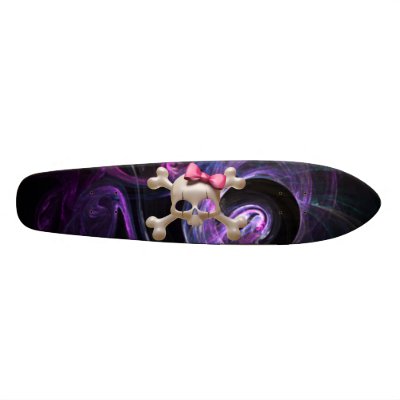 Baby Goth Old School Skateboard by PauloRodrigues