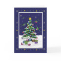 Baby Green Dragons Christmas Card