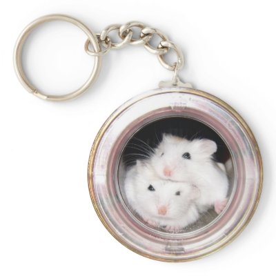 Baby hamsters (keychain) by jade__c
