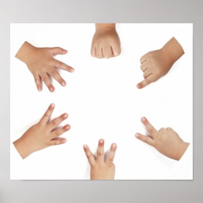 Baby Hands Posters by VectorGraphics
