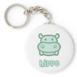Baby Hippo Cartoon Key Chain