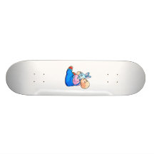 baby holding bunny sitting.png skate board deck