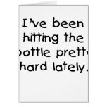 Baby Humor Hitting the Bottle  Cards