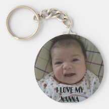 baby, I LOVE MY NANNA Keychains