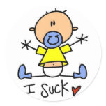 Baby I Suck Tshirts and Gifts stickers