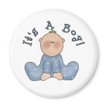 Baby in Sleeper It's a Boy magnets