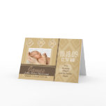Baby Initials Birth Announcement Cards