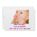 Baby invitations