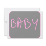 Baby invitations