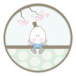 Baby Invitation or Favour Sticker