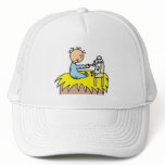 Baby Jesus Feeding His Sheep Trucker Hat