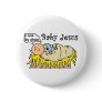 Baby Jesus In Manger Button