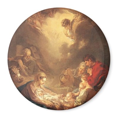 Baby Jesus Magnet by KitteasGallery