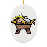 baby jesus christmas tree ornament