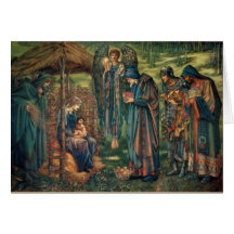 Baby Jesus Pre-Raphaelite Christmas Cards