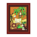 Baby Jungle 11-Baby Shower Invitation Postcard
