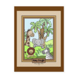 Baby Jungle 20-Baby Shower Invitation postcards
