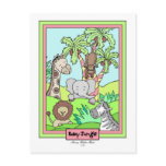 Baby Jungle 26-Baby Shower Invitation Post Card