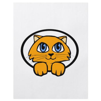 Baby Kitten Cartoon Flyers by BurchellDesign
