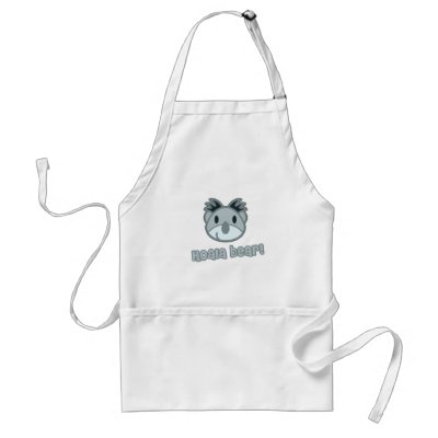Baby Koala Bear Cartoon Apron by BurchellDesign