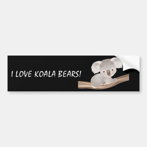 Baby Koala Bumper Stickers