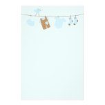 Baby Laundry (blue) Stationery