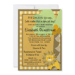 Baby Lion Jungle King Shower Zoo Safari Custom invitations