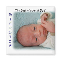 Baby Magnet Best of Mum & Dad! magnets Nicholas