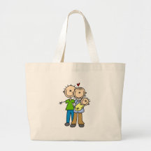 Baby Makes Three T-shirts and Gifts Bags