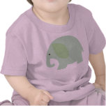 Baby Mint Green Elephant T Shirts