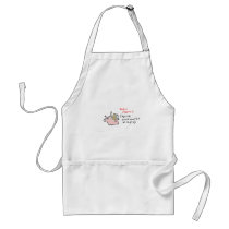 Baby Monkey (riding backwards on a pig) Apron