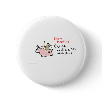 Baby Monkey (riding backwards on a pig) by rblitman