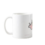 Baby Monkey riding backwards on a pig Mugs