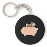 Baby Monkey Riding on a Pig