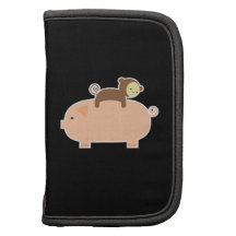 Baby Monkey Riding on a Pig Organizers
