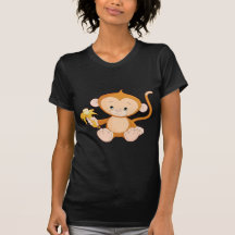 Baby Monkey with Banana Shirts