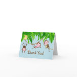 Baby Monkeys Thank You Note Card